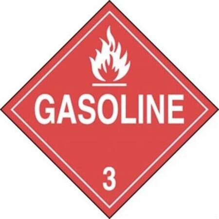 Accuform DOT PLACARD HAZARD CLASS 3  MPL304RM25 MPL304RM25